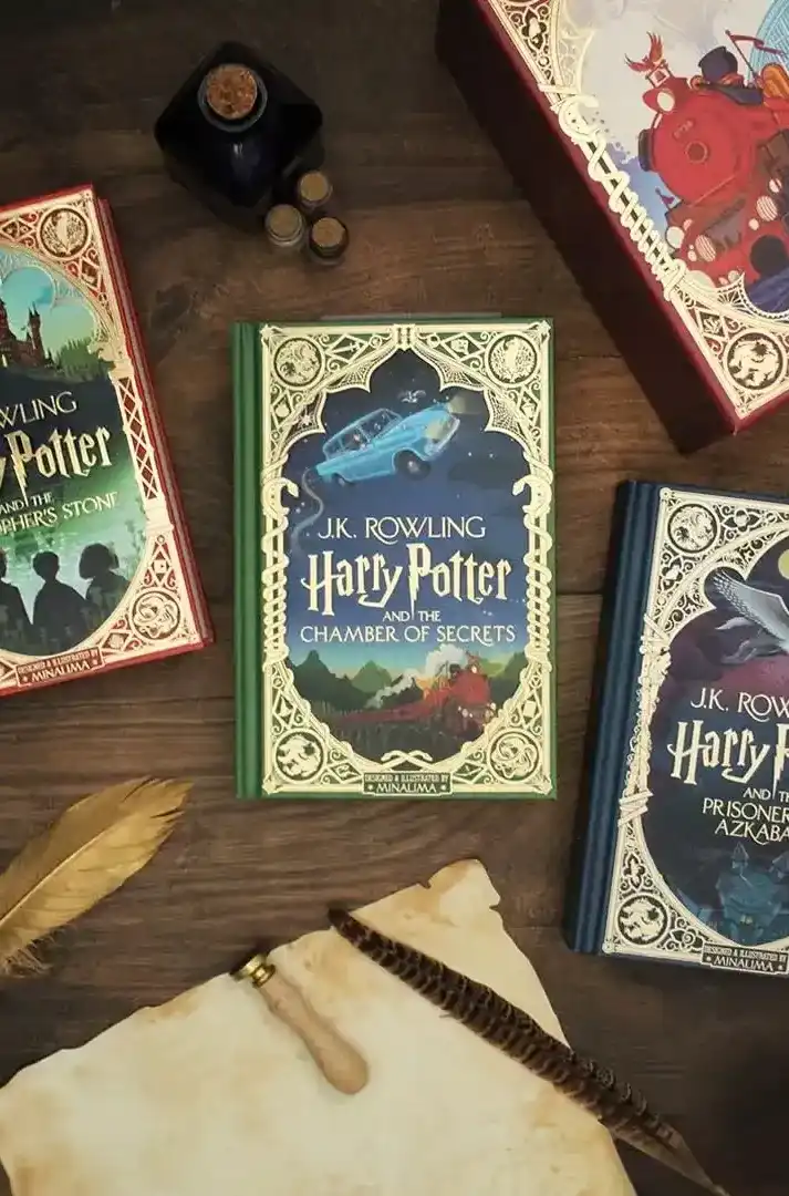 Harry Potter 1-3 Box Set: MinaLima Edition by J. K. Rowling (Hardback)