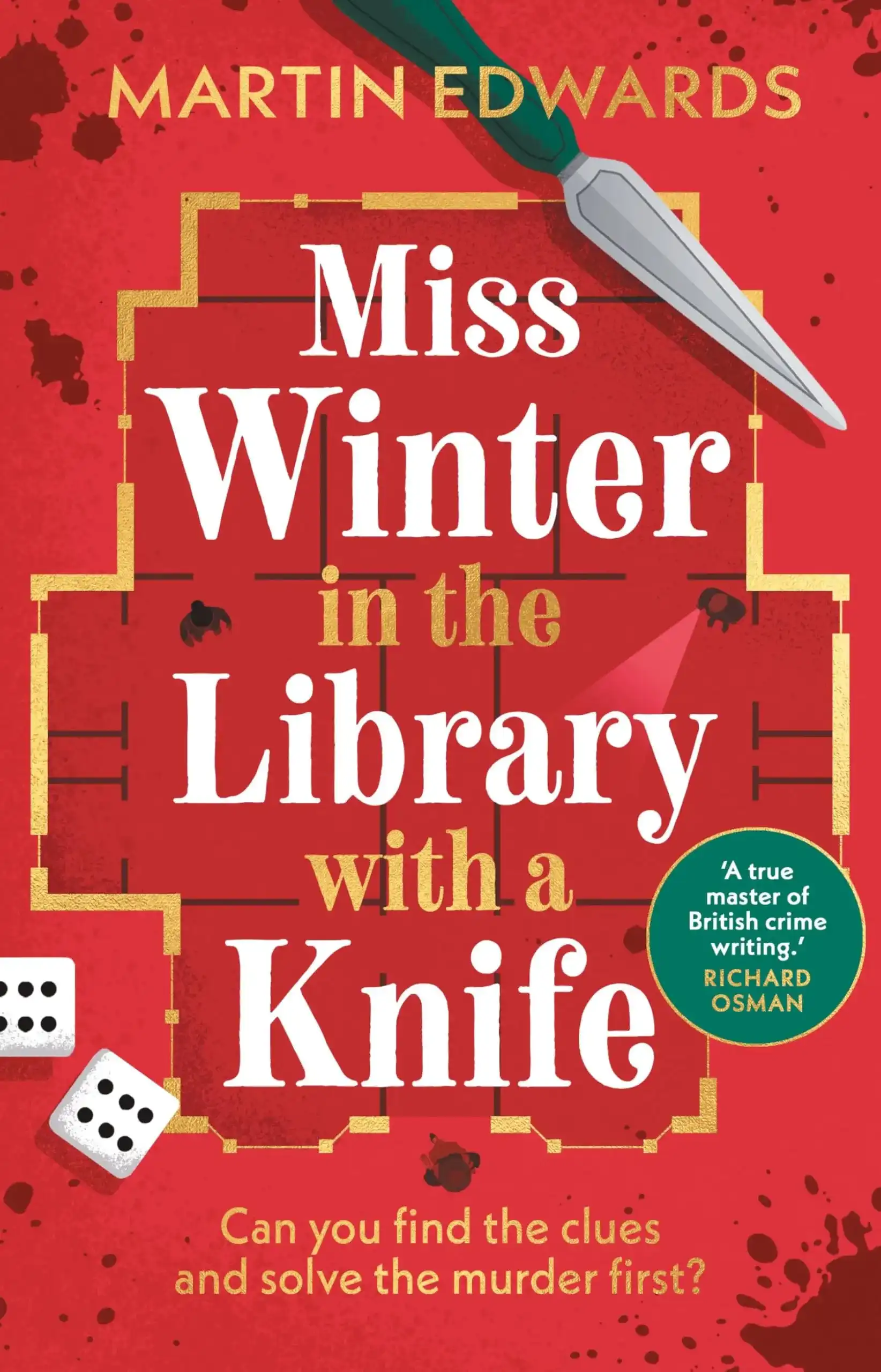 Miss Winter in the Library with a Knife by Martin Edwards (Hardback)