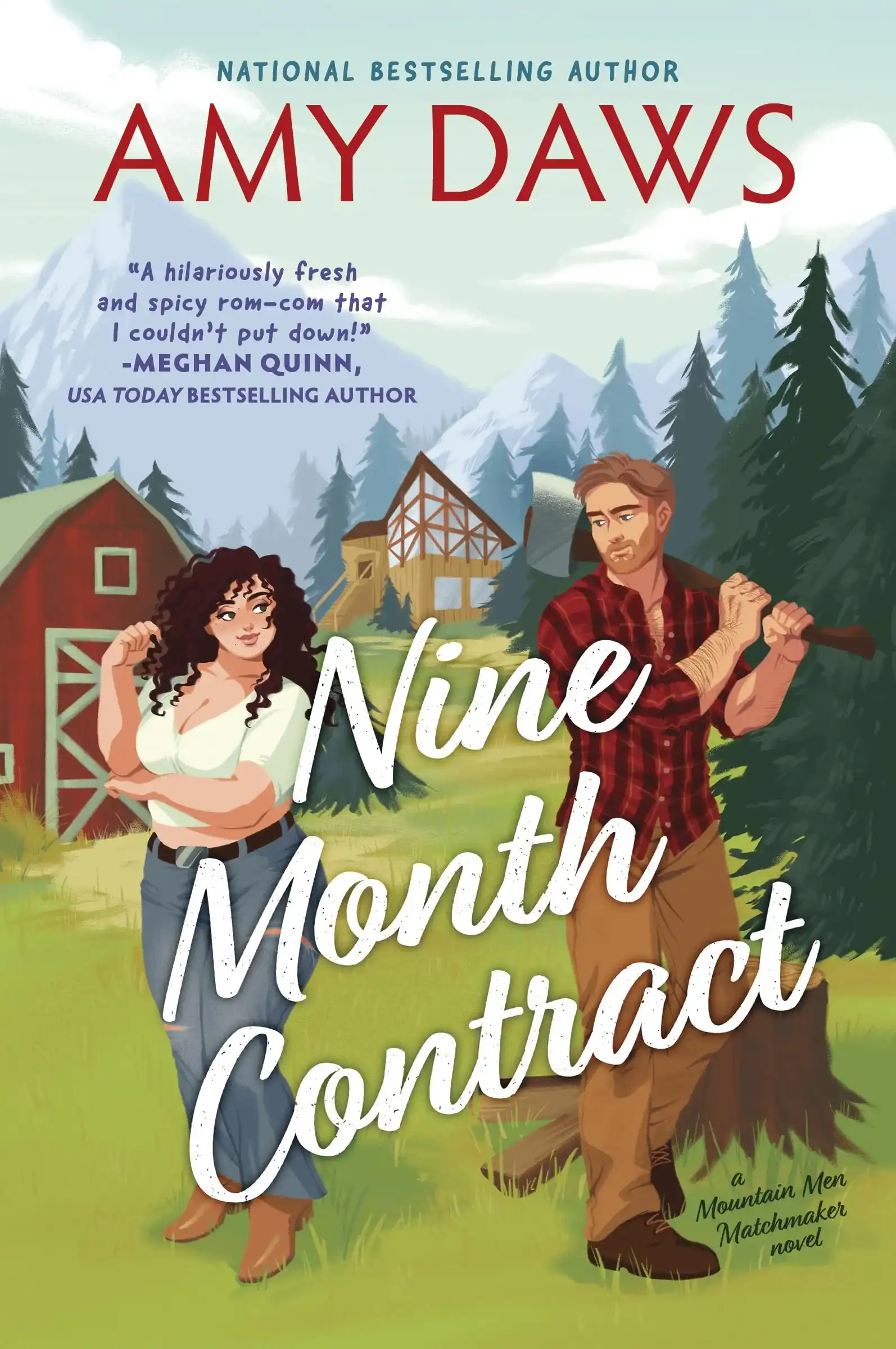 Nine Month Contract: Sprayed Edge by Amy Daws (Paperback)