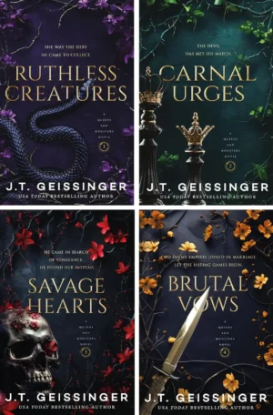 Queens and Monsters Series 4 Books Collection Set by J. T. Geissinger (Paperback)