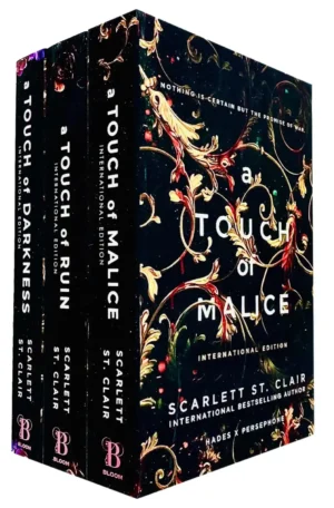 Hades X Persephone Saga 3 Books Collection Set (A Touch of Darkness, Ruin & Malice) by Scarlett St. Clair (Paperback)