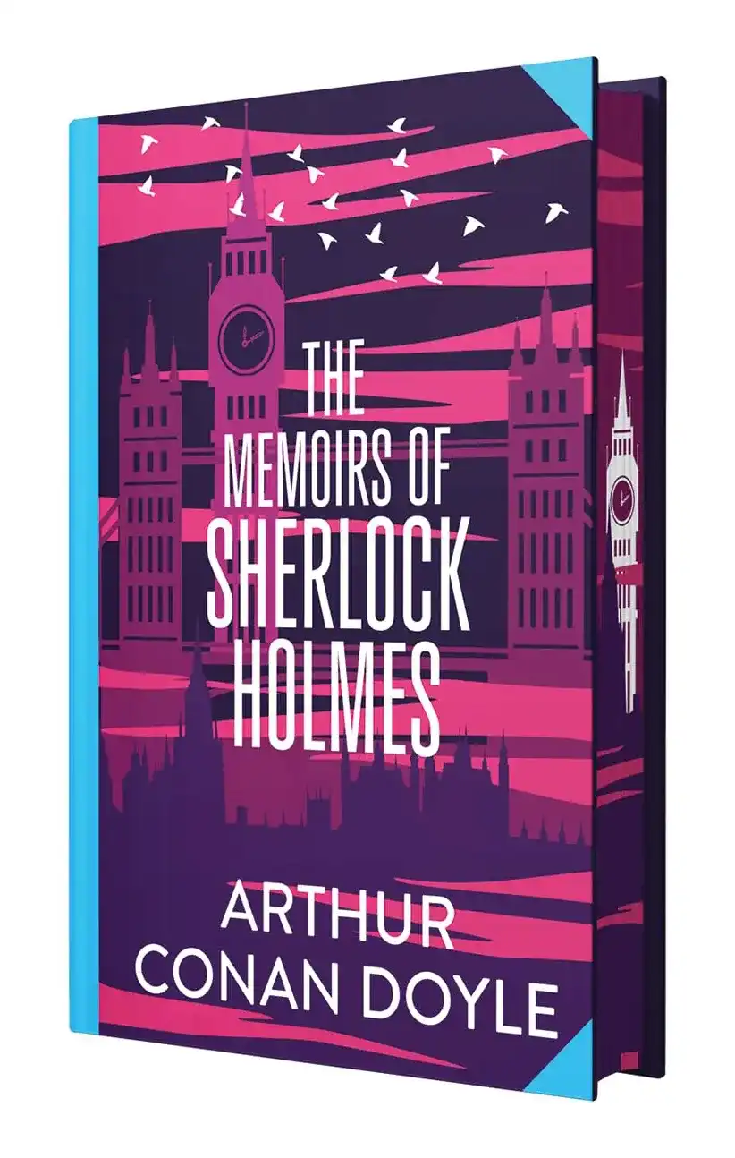 The Memoirs of Sherlock Holmes: Wilco Classics Sprayed Edge Edition by Arthur Conan Doyle (Hardback)