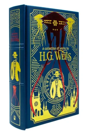 A Collection of Works: Deluxe Leather Bound Sprayed Edge by H. G. Wells (Hardback)