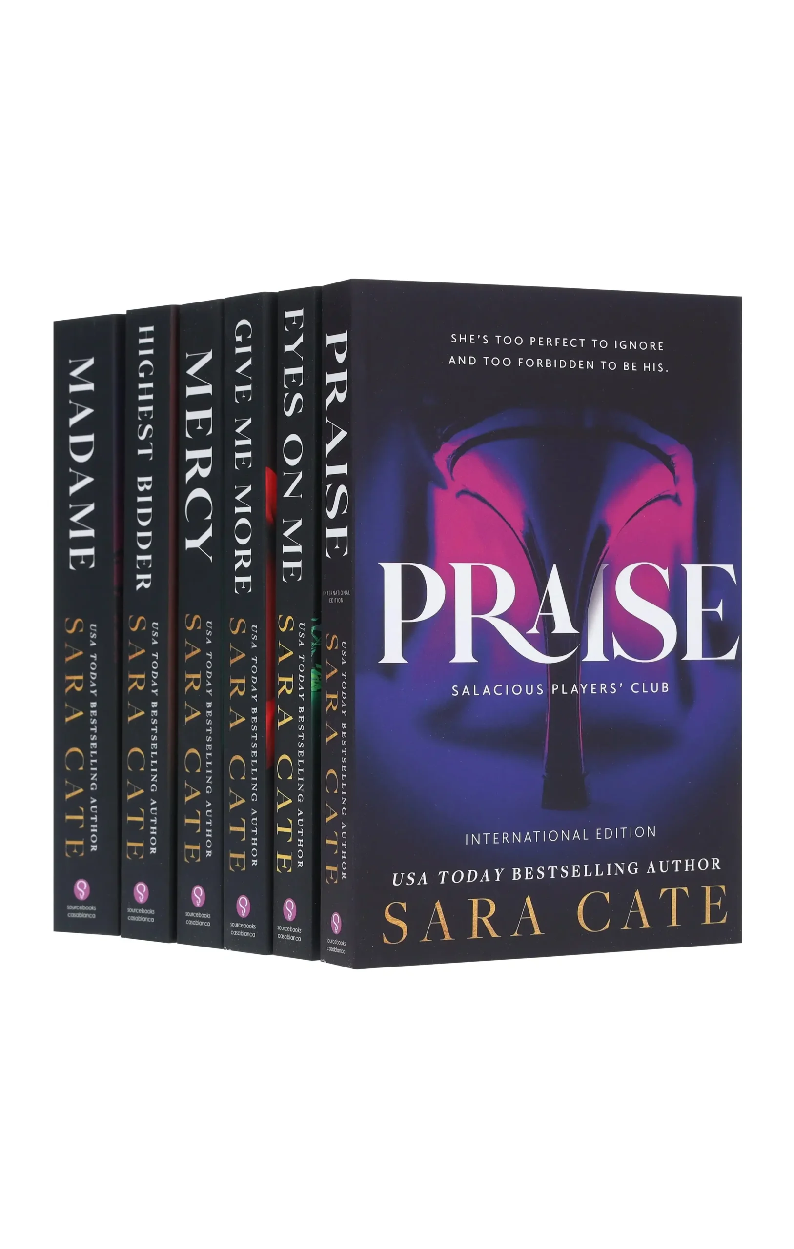 Salacious Players Club Series 6 Books Collection Set by Sara Cate (Paperback)