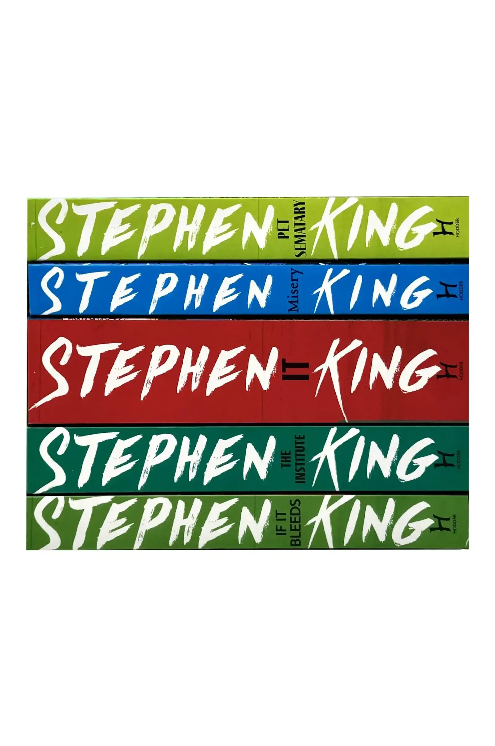 Stephen King 5 Book Box Set: If It Bleeds, The Institute, IT, Misery, Pet Sematary by Stephen King (Paperback)