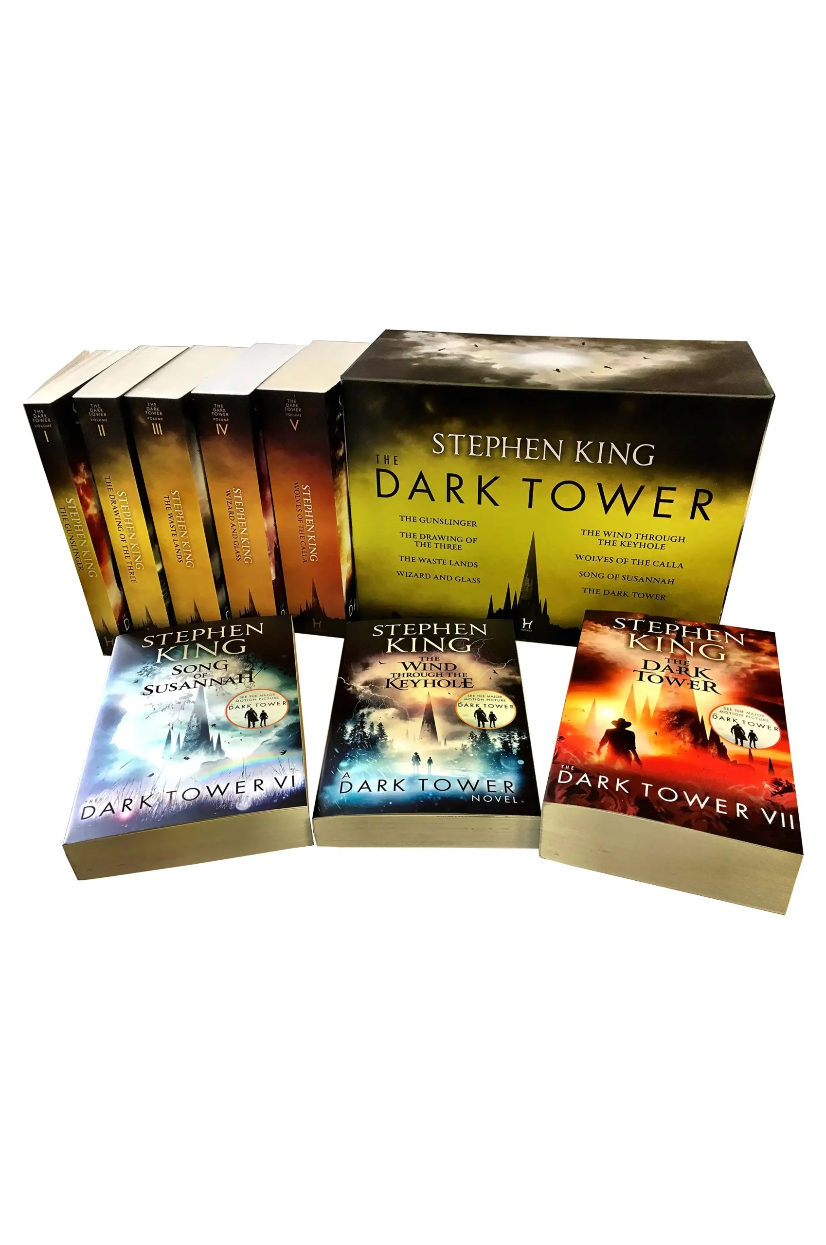 Stephen King Dark Tower Collection 8 Books Box Set Pack by Stephen King (Paperback)
