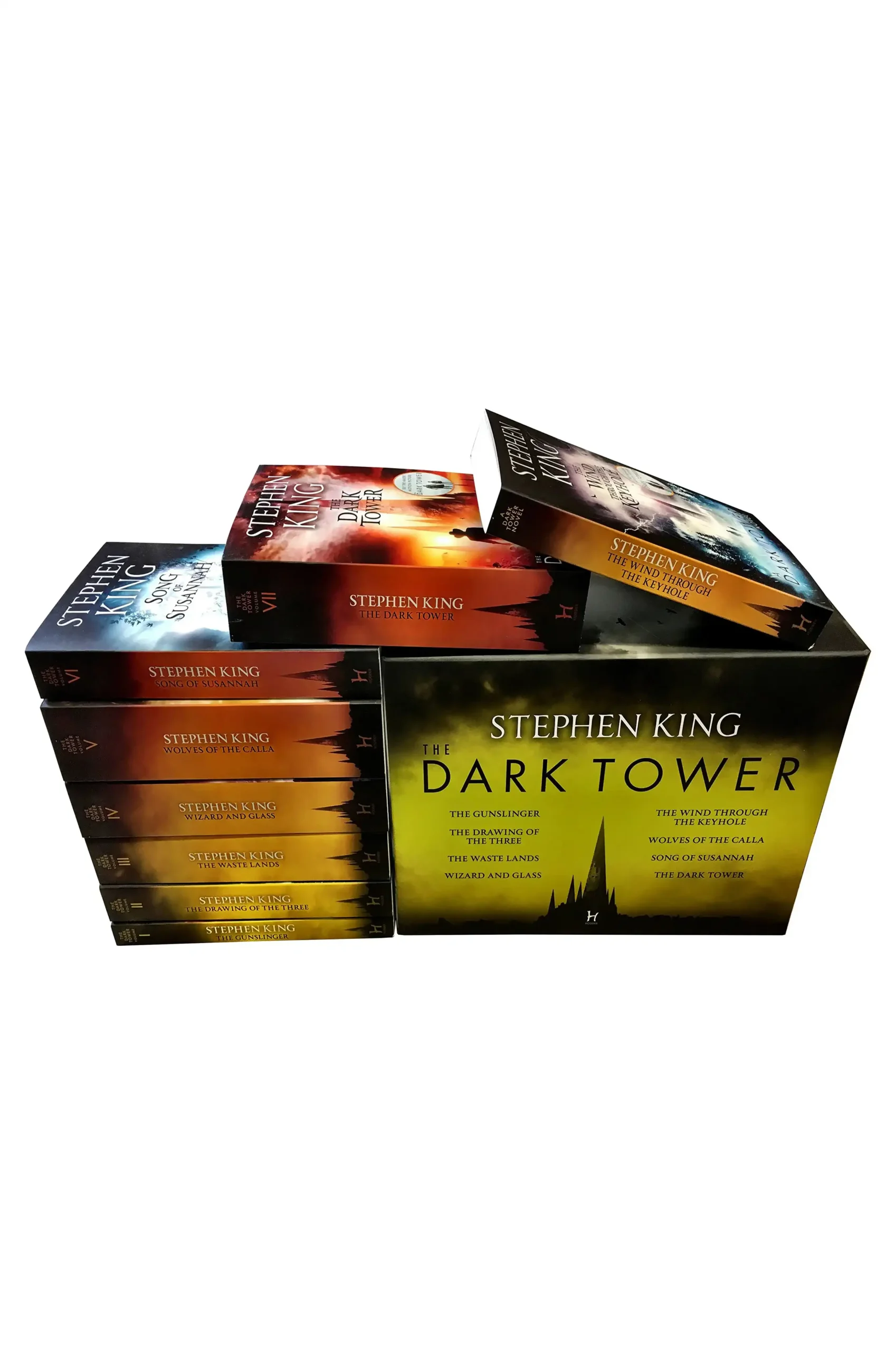 Stephen King Dark Tower Collection 8 Books Box Set Pack by Stephen King (Paperback)