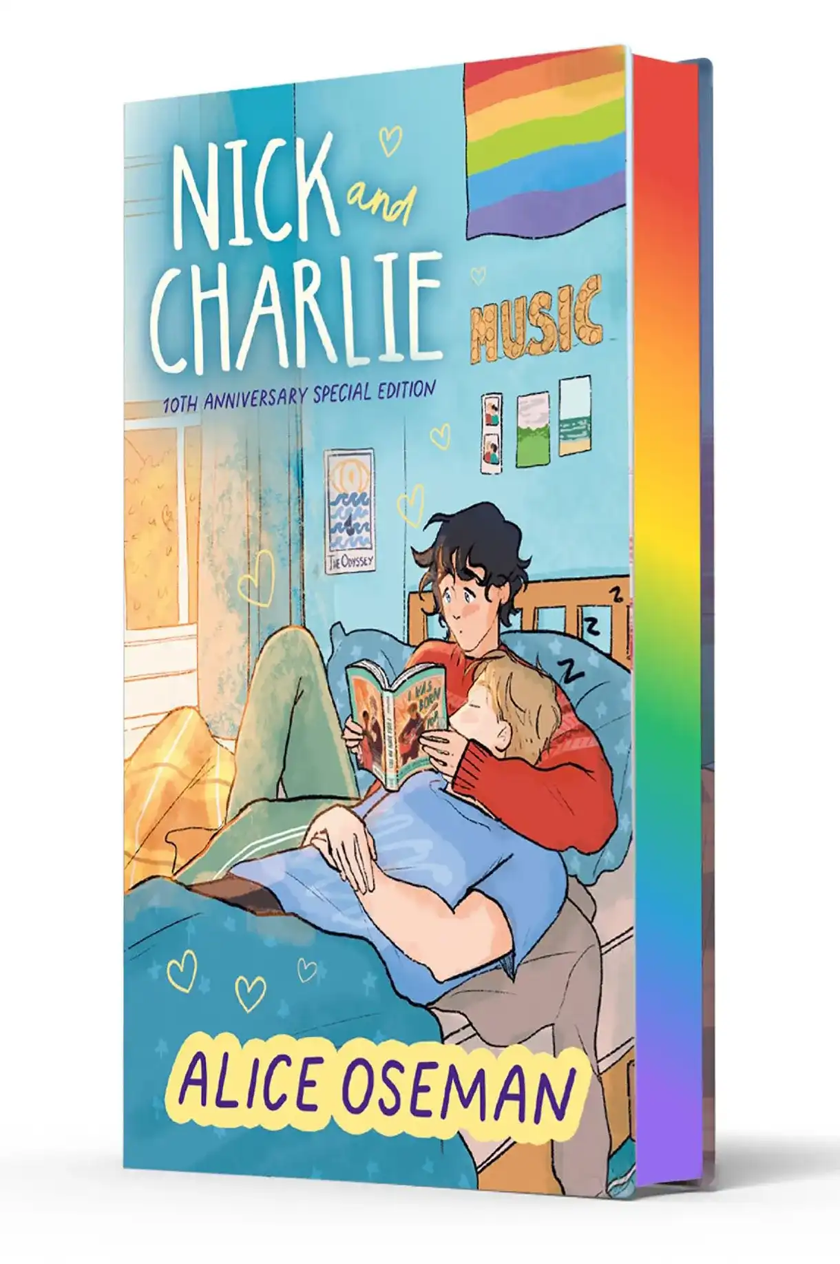 Nick and Charlie: A Heartstopper Novella Sprayed Edge by Alice Oseman (Hardback)