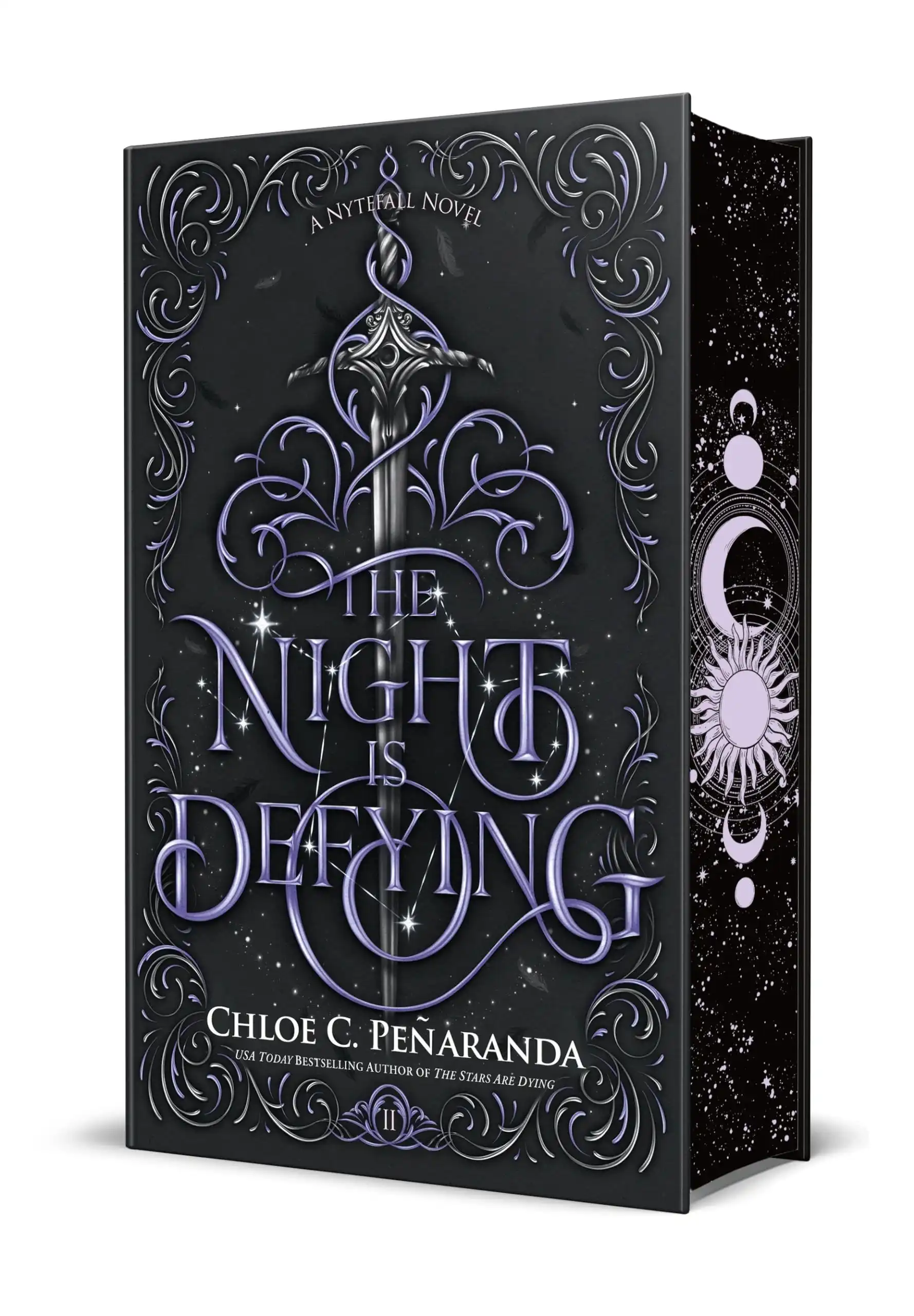 The Night Is Defying: Deluxe Sprayed Edge Edition by Chloe C. Penaranda (Hardback)