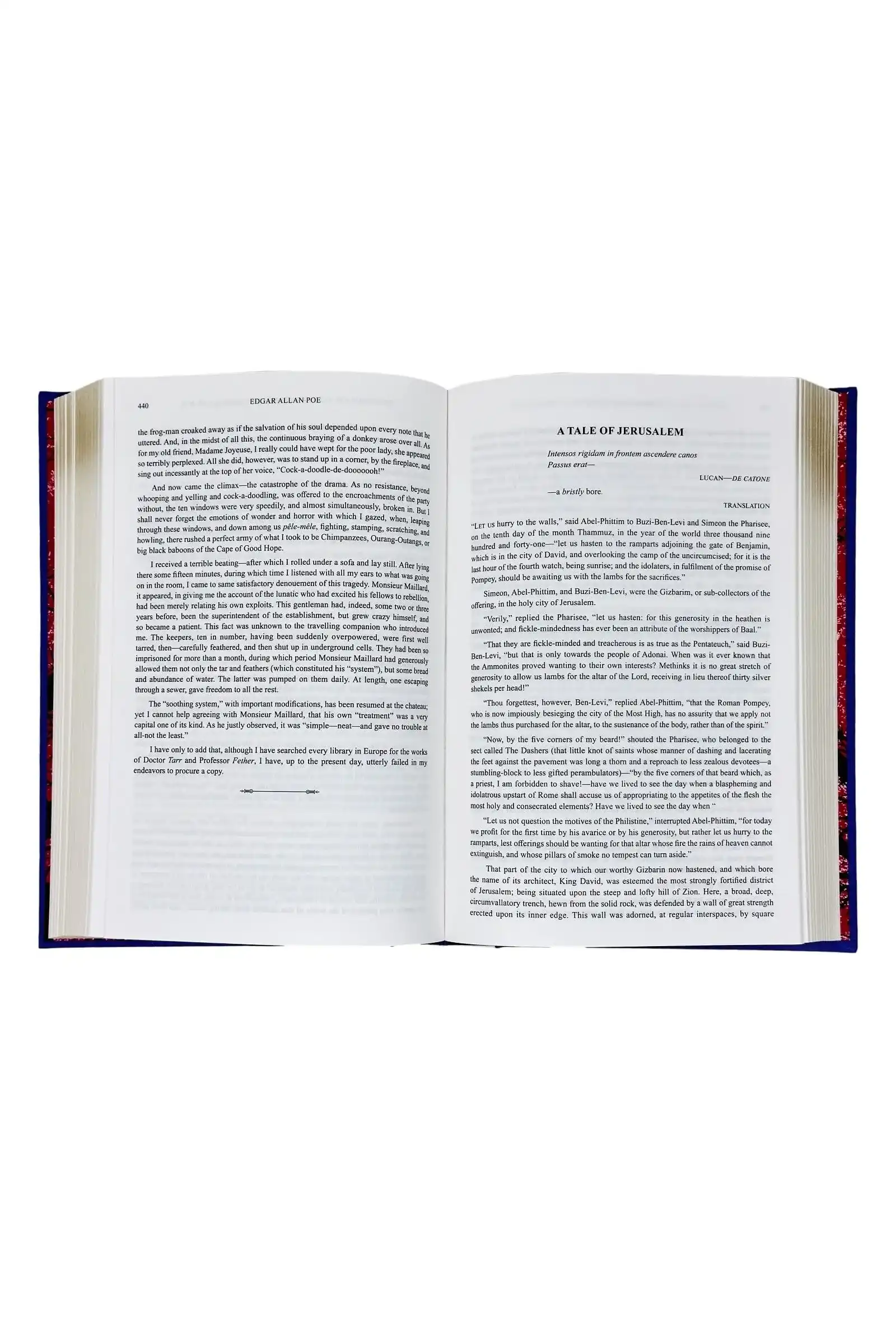 The Complete Tales and Poems of Edgar Allan Poe: Wilco Deluxe Leather Bound Gold Sprayed Edge Edition by Edgar Allan Poe (Hardback)