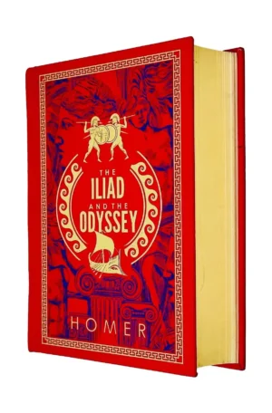 The Iliad and The Odyssey: Wilco Deluxe Leather Bound Gold Sprayed Edge Edition by Homer (Hardback)