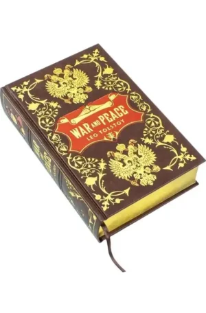 War and Peace: Wilco Deluxe Leather Bound Gold Sprayed Edge Edition by Leo Tolstoy (Hardback)