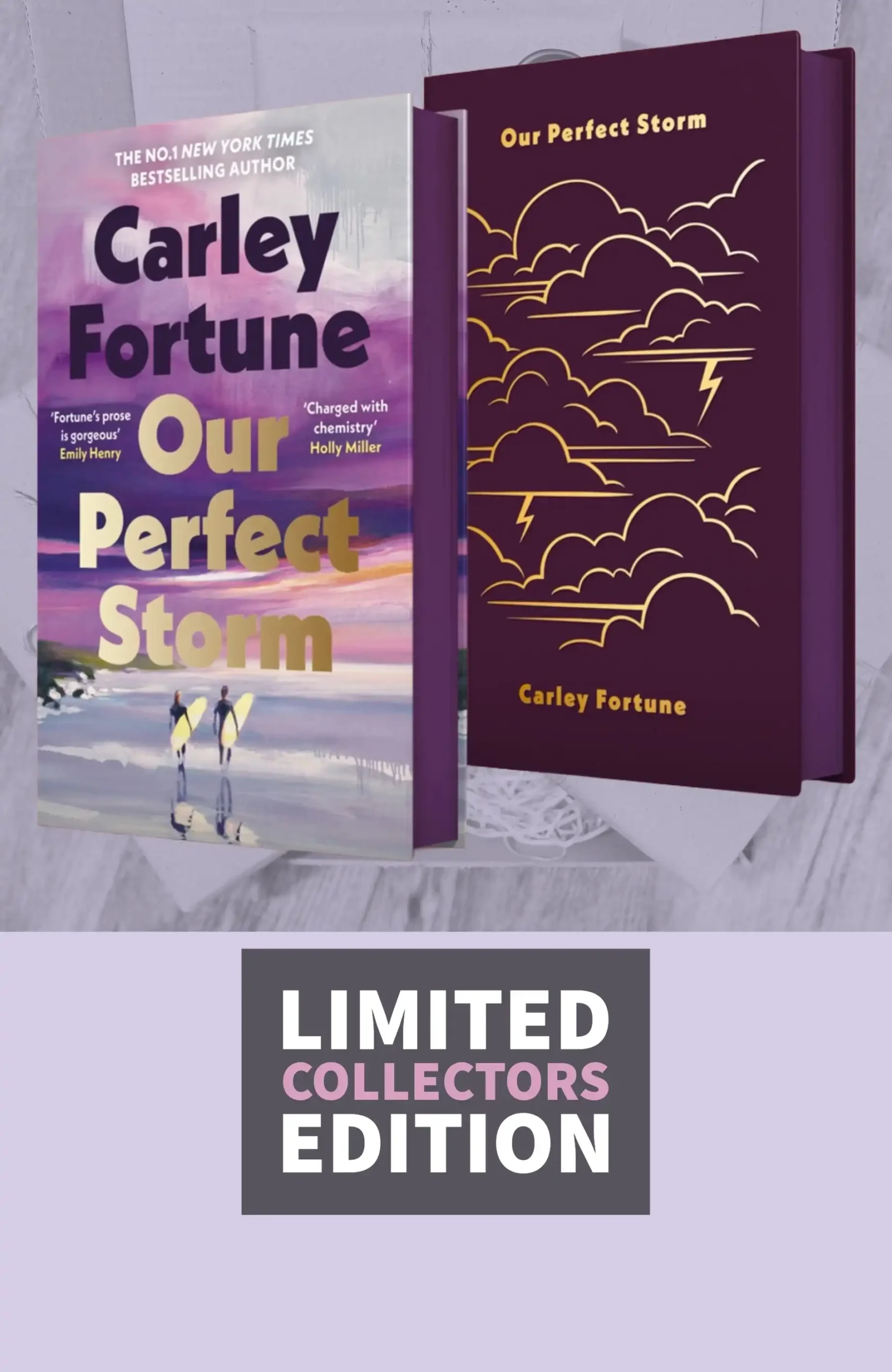 Our Perfect Storm: Sprayed Edge Edition by Carley Fortune (Hardback)
