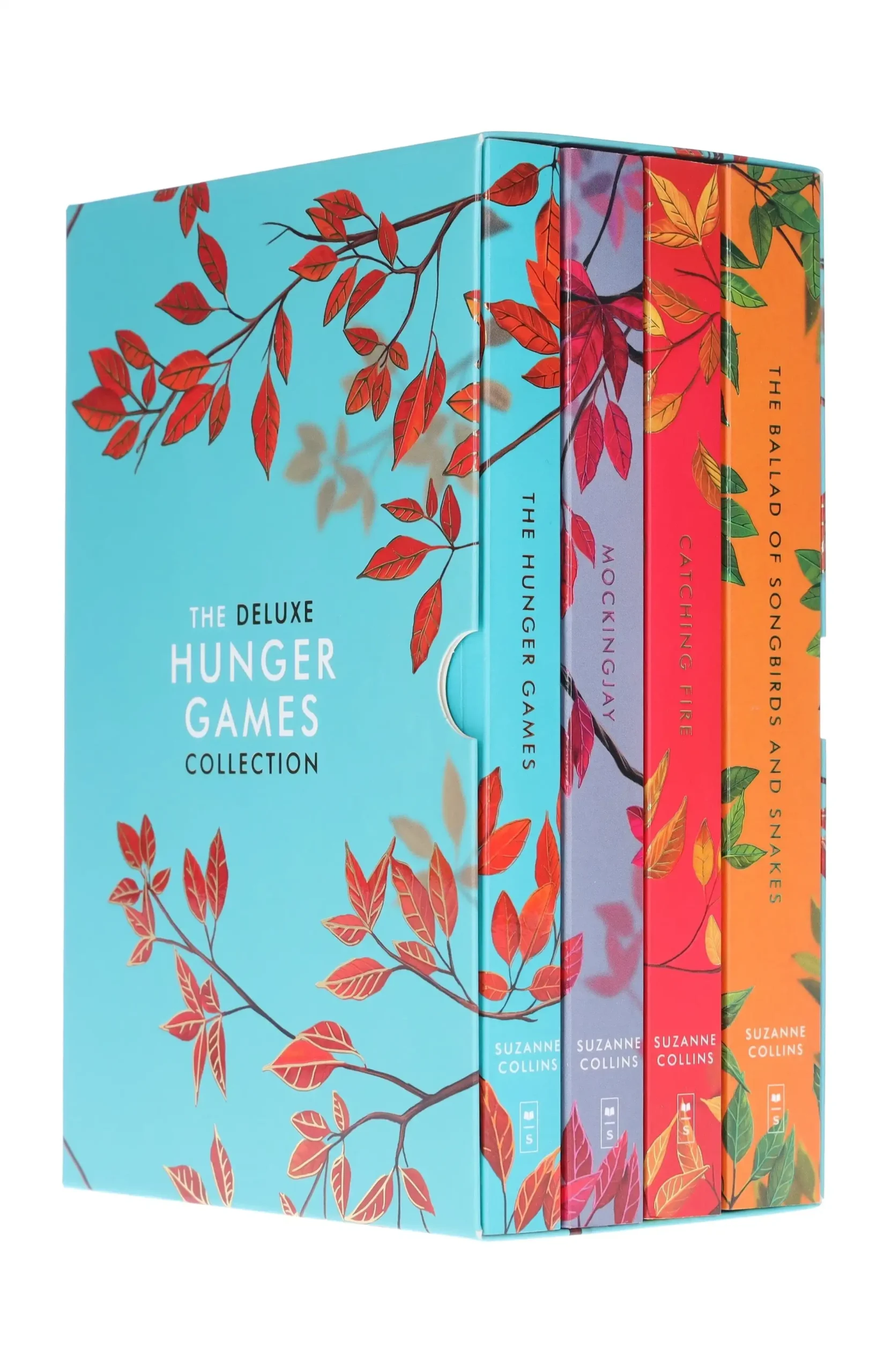 The Hunger Games Box Set Deluxe Collection Edition Sprayed Edge by Suzanne Collins (Paperback)