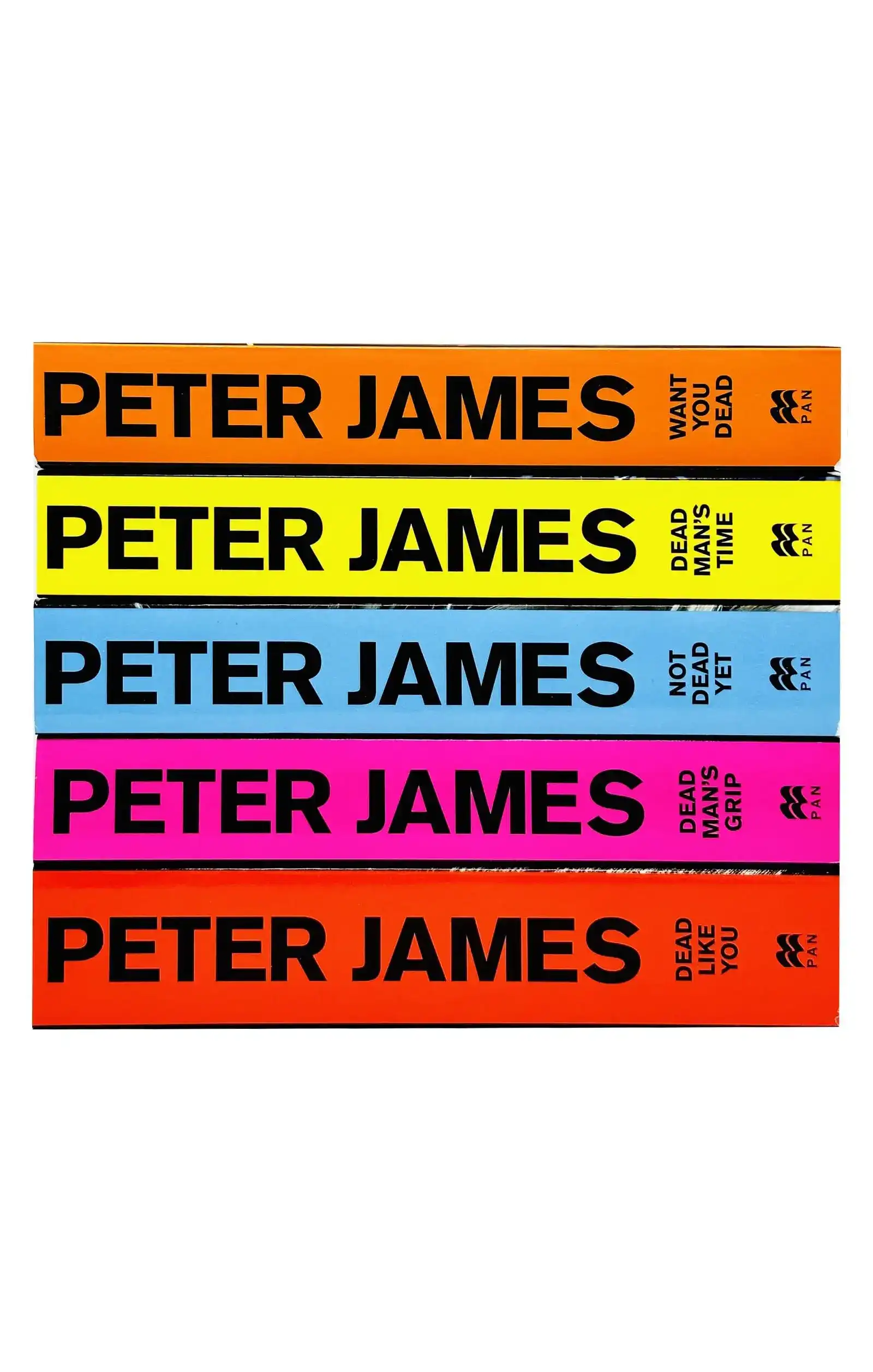 Roy Grace Series Books 6-10 Collection Box Set (Dead Like You, Dead Man's Grip, Not Dead Yet, Dead Man's Time & Want You Dead) by Peter James (Paperback)