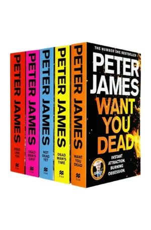 Roy Grace Series Books 6-10 Collection Box Set (Dead Like You, Dead Man's Grip, Not Dead Yet, Dead Man's Time & Want You Dead) by Peter James (Paperback)