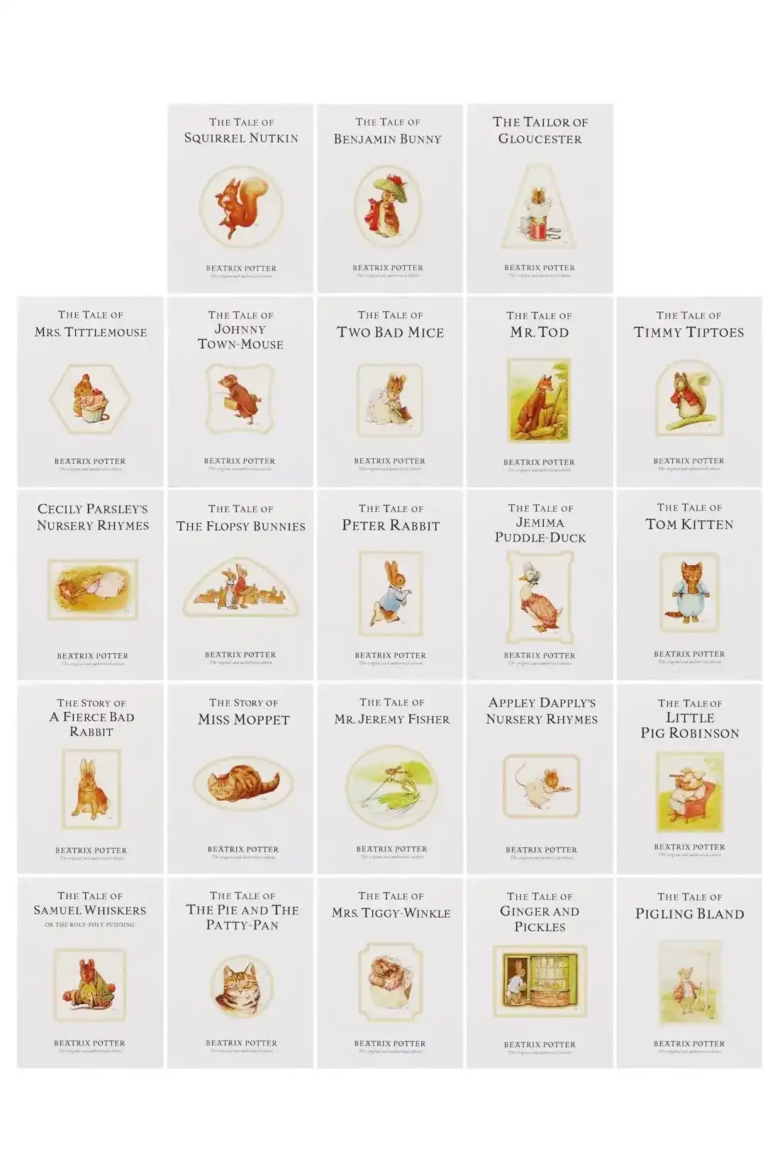 The World of Peter Rabbit: Complete Collection 23 Vol Box Set by Beatrix Potter (Hardback)