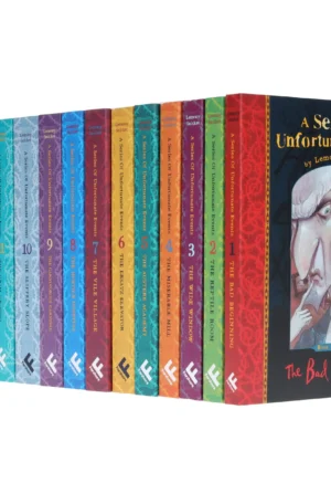 A Series of Unfortunate Events: Complete 13 Books Collection Set by Lemony Snicket (Paperback)