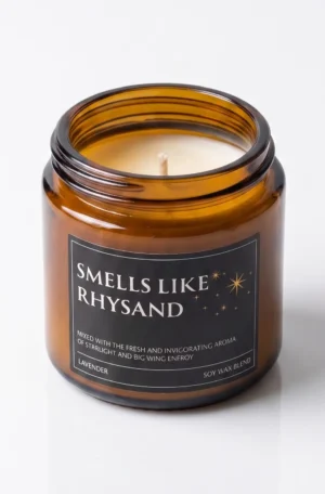 ACOTAR-Inspired Soy Wax Candle 100g: Smells Like Rhysand