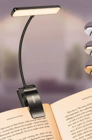 LED USB-C Rechargeable Reading Light with Memory Function (Various Colours)