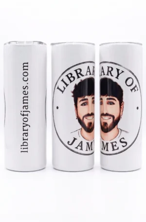 Library of James Tumbler: 600ml Stainless Steel